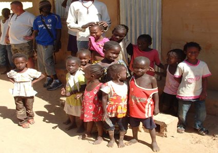 Children in Village - Gambia