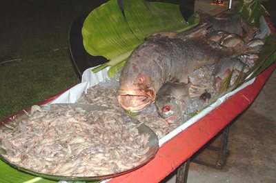 Fish Platter Gambia Xmas Eve