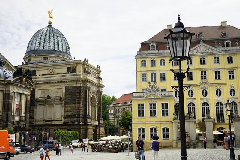 Dresden rebuilt buildings