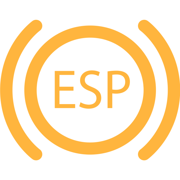 ESP warning light in orange