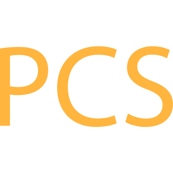 PCS symbol in orange