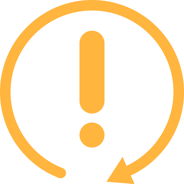 Start/stop symbol in orange