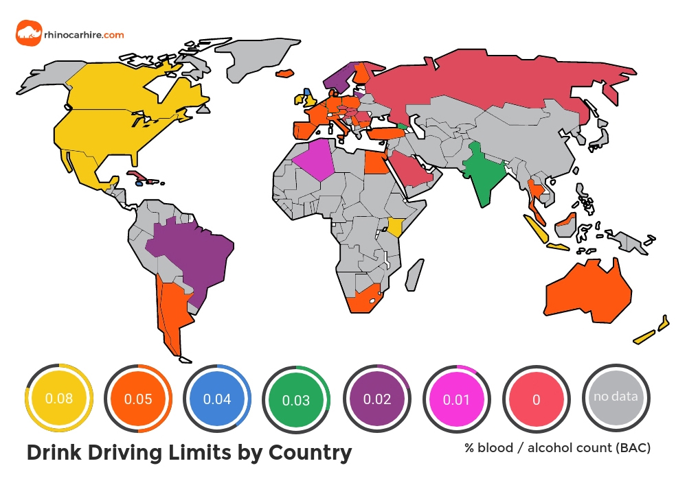 Limits - Alcohol Limits for Driving by County