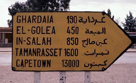 Road-Sign-Laghouat-Algeria