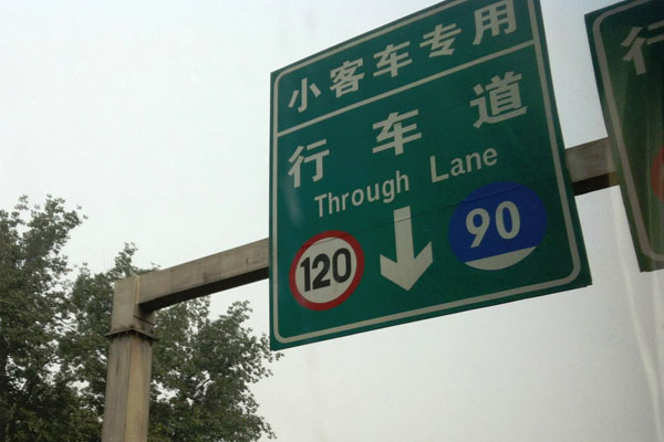 Beijing-Freeway-Sign