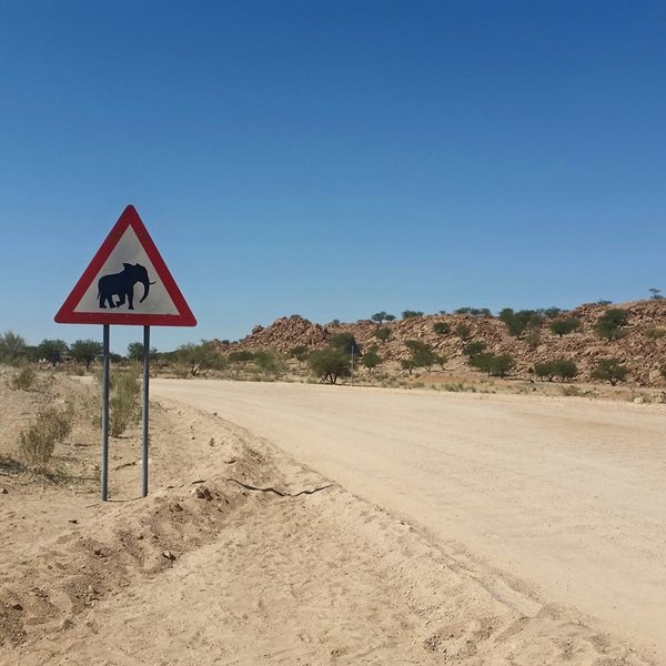 Namibia-animal-road-sign