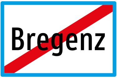 End of the built-up area - Road Sign