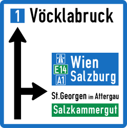 General information about the directions - Road Sign