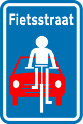 Lane for cyclists - Road Sign