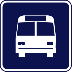 Lane for buses - Road Sign