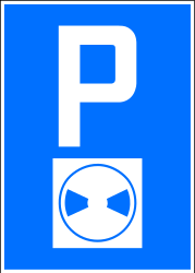 Parking only allowed for a limited time - Road Sign