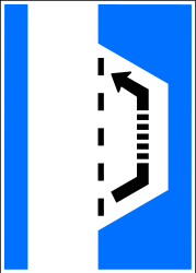 Place where you can let other vehicles pass - Road Sign