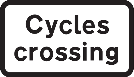 Crossing for cyclists - Road Sign