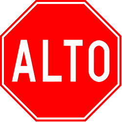Stop and give way to all traffic - Road Sign