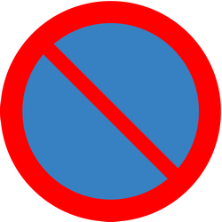 No parking - Road Sign