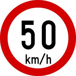 Speed limit - Road Sign