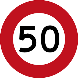 Speed limit - Road Sign