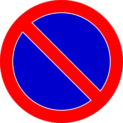 No parking - Road Sign
