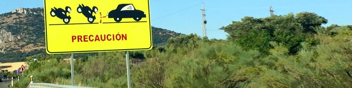 Spain road signs