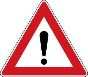 ممنوع السيارات - ممنوع - لافتة الطريق