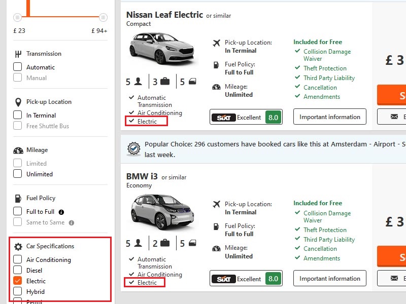 faq can i hire an electric car