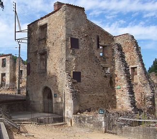 Remains of Oradour-sur-Glane