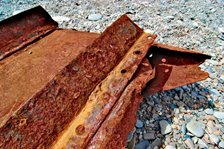 Porth y Nany Rusty Metal