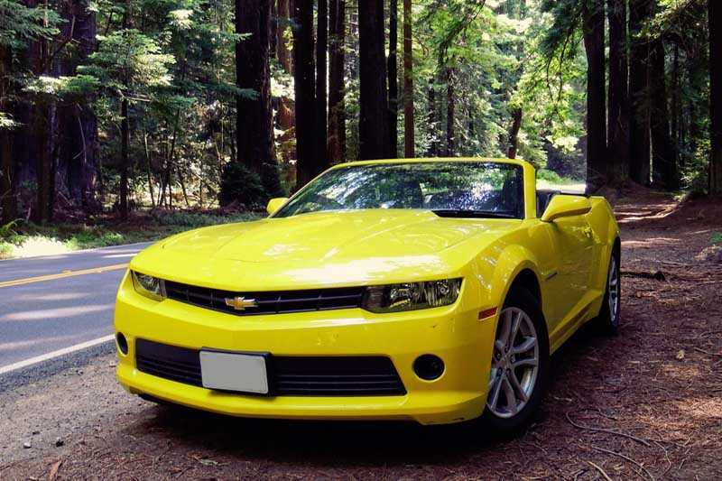 Convertible Car Rental Pickup Locations in USA