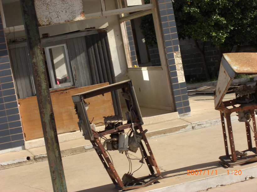 Derelict Petrol Station Cyprus