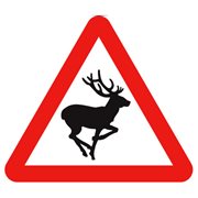 wild animals sign
